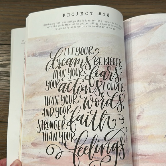 NWOT Calligraphy project book - Picture 5 of 12
